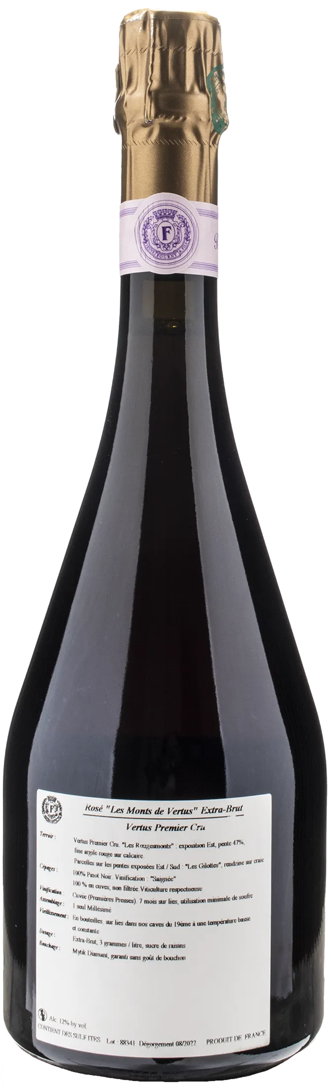 Veuve Fourny Champagne 1er Cru Rosé Les Monts de Vertus Extra Brut