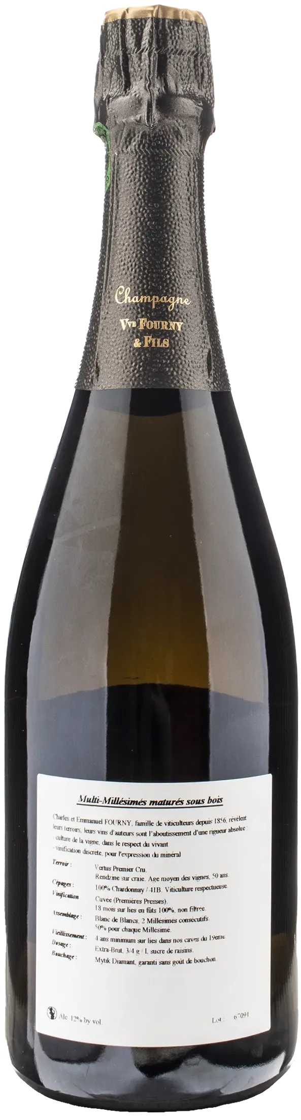 Veuve Fourny Champagne Cuvée R Vertus 1er Cru Extra Brut