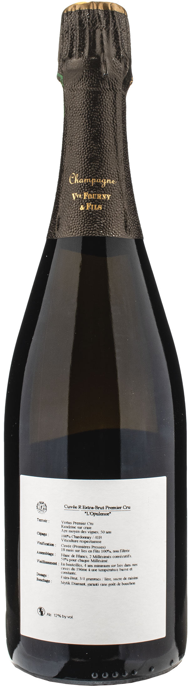Veuve Fourny et Fils Champagne 1er Cru Cuvée "R" Vertus L'Opulence Extra Brut