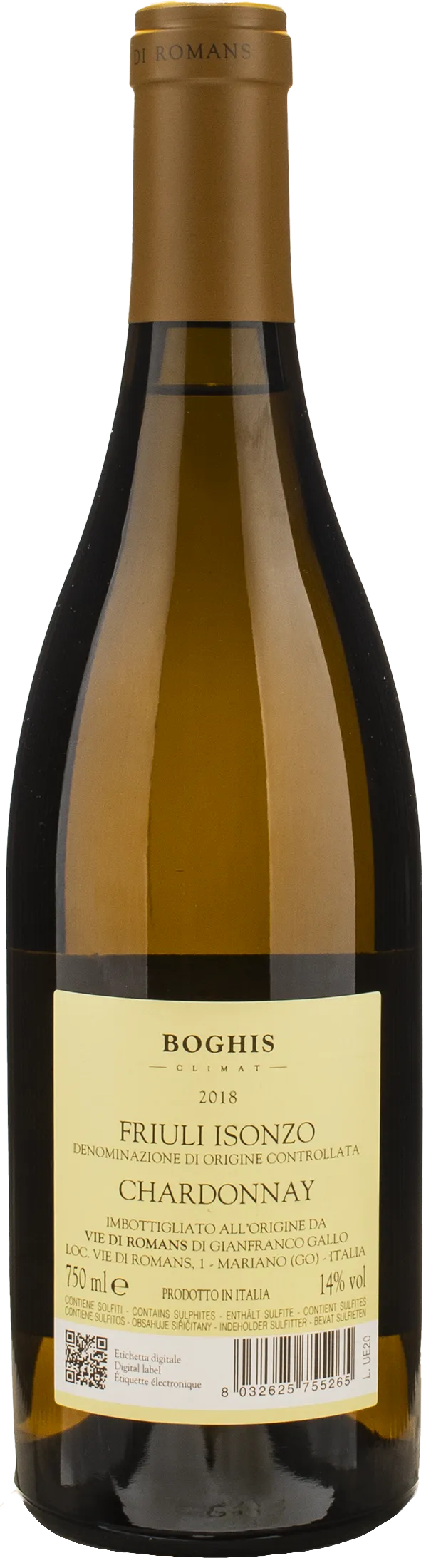 Vie di Romans Boghis Climat Chardonnay 2018