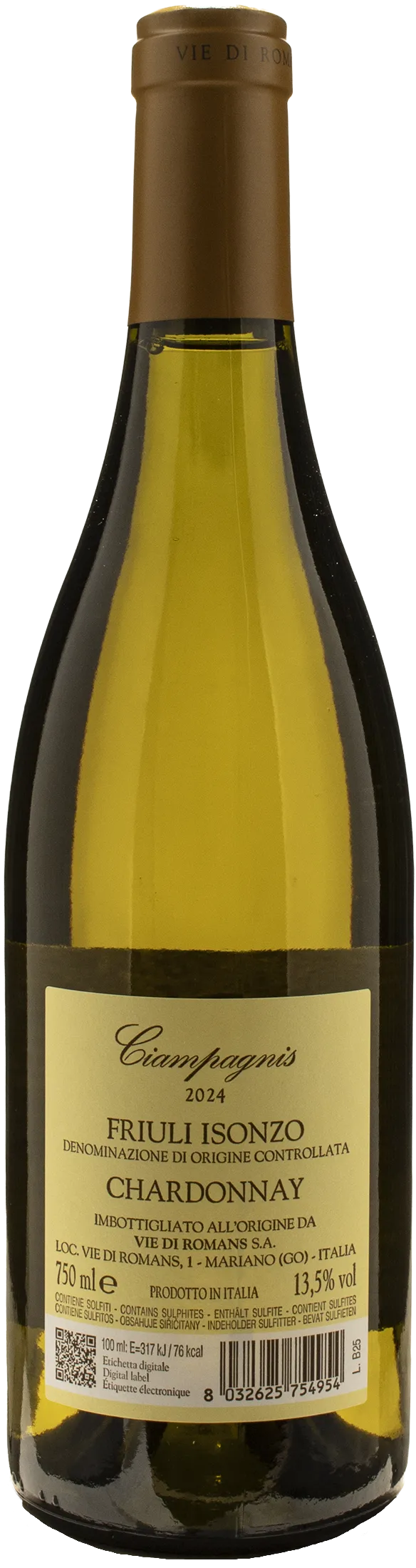Vie di Romans Chardonnay Ciampagnis 2024