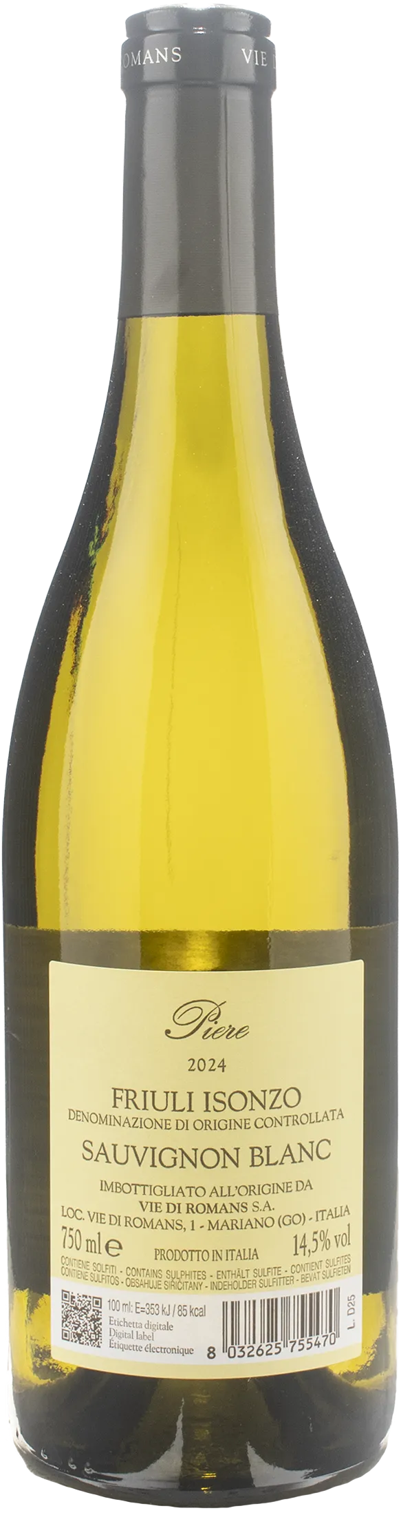 Vie di Romans Piere Sauvignon Blanc 2024