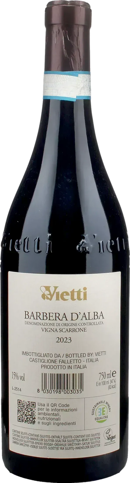 Vietti Barbera d'Alba Vigna Scarrone 2023