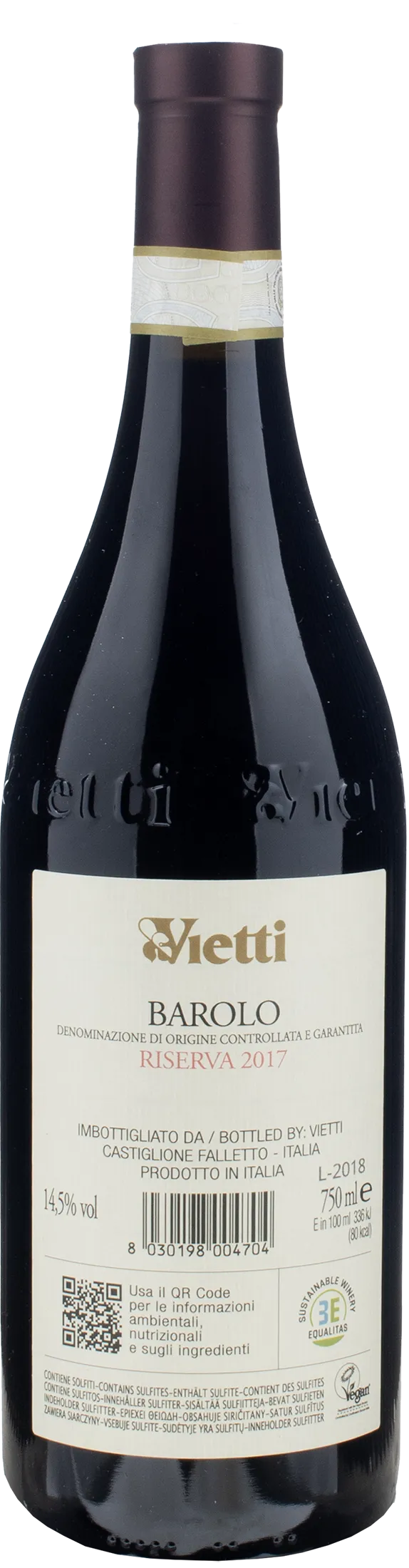 Vietti Barolo Riserva 2017