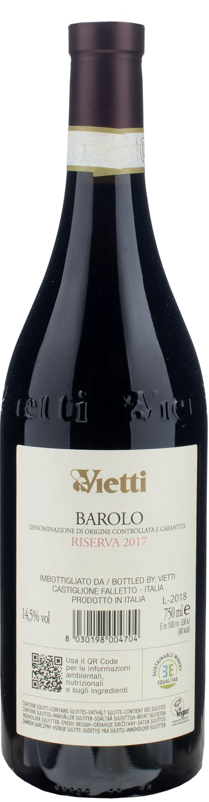 Vietti Barolo Riserva 2017