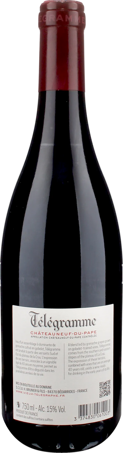 Vieux Telegraphe Chateauneuf du Pape Rouge Telegramme 2023