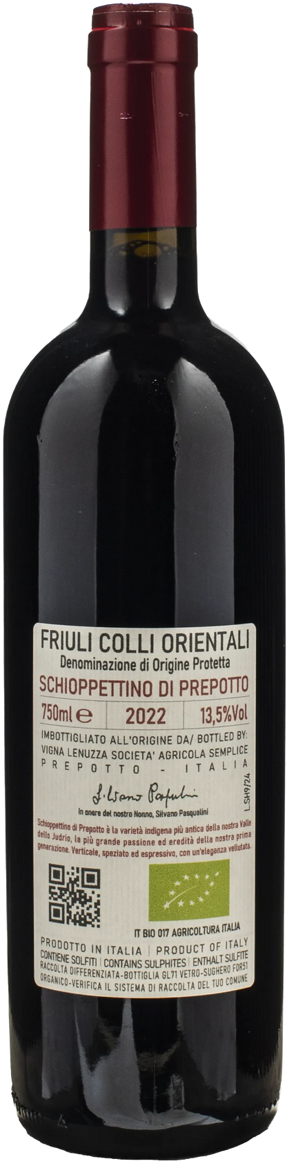 Vigna Lenuzza Friuli Colli Orientali Schioppettino di Prepotto 2022