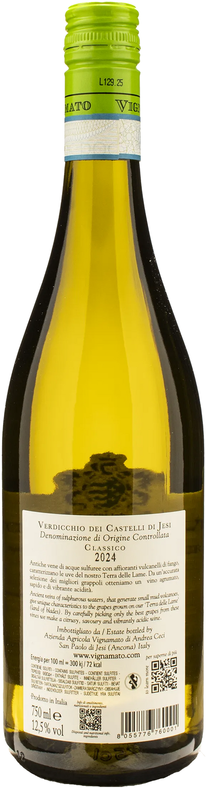 Vignamato Verdicchio dei Castelli di Jesi Terra delle Lame Classico 2024