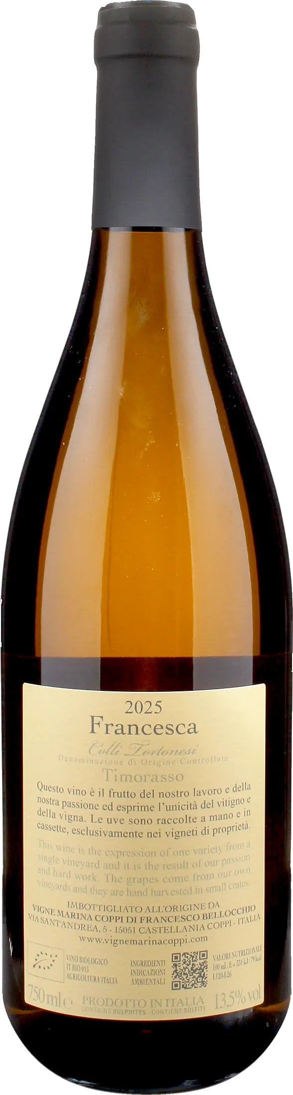 Vigne Marina Coppi Francesca Timorasso 2025