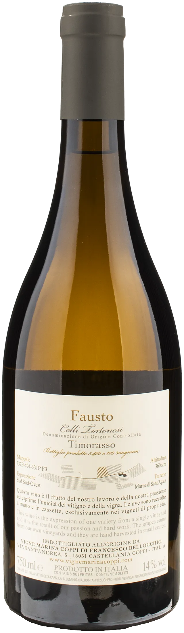 Vigne Marina Coppi Timorasso Fausto 2021