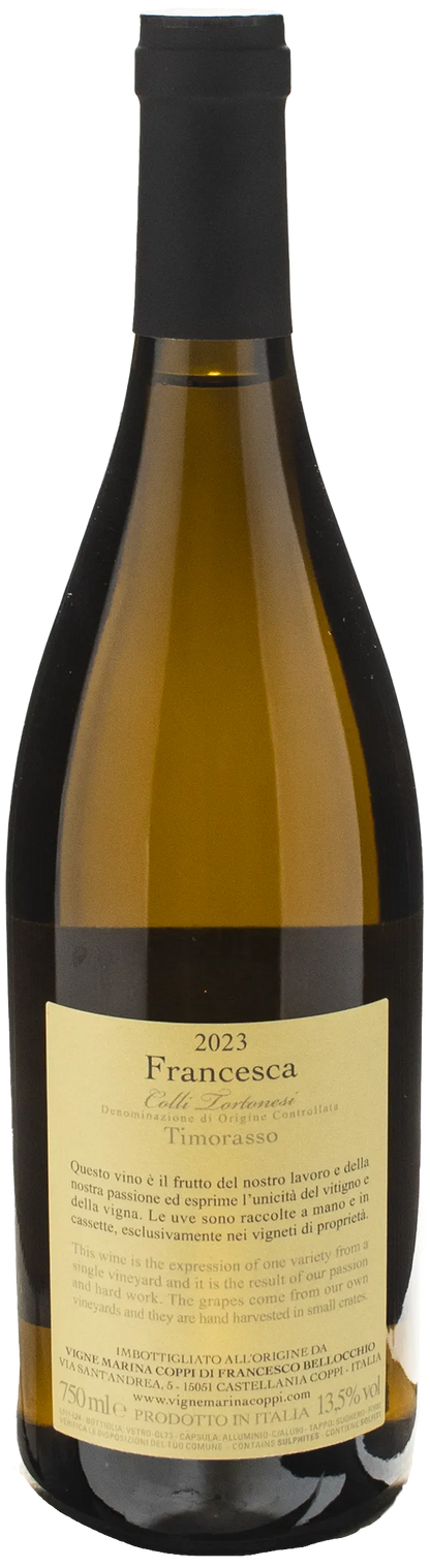 Vigne Marina Coppi Timorasso Francesca 2023