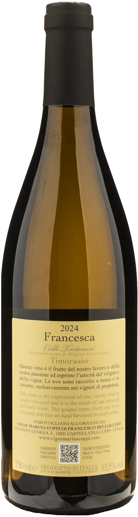 Vigne Marina Coppi Timorasso Francesca 2024