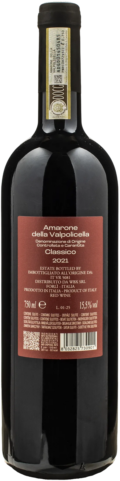 Vigne Venete Amarone della Valpolicella Classico 2021