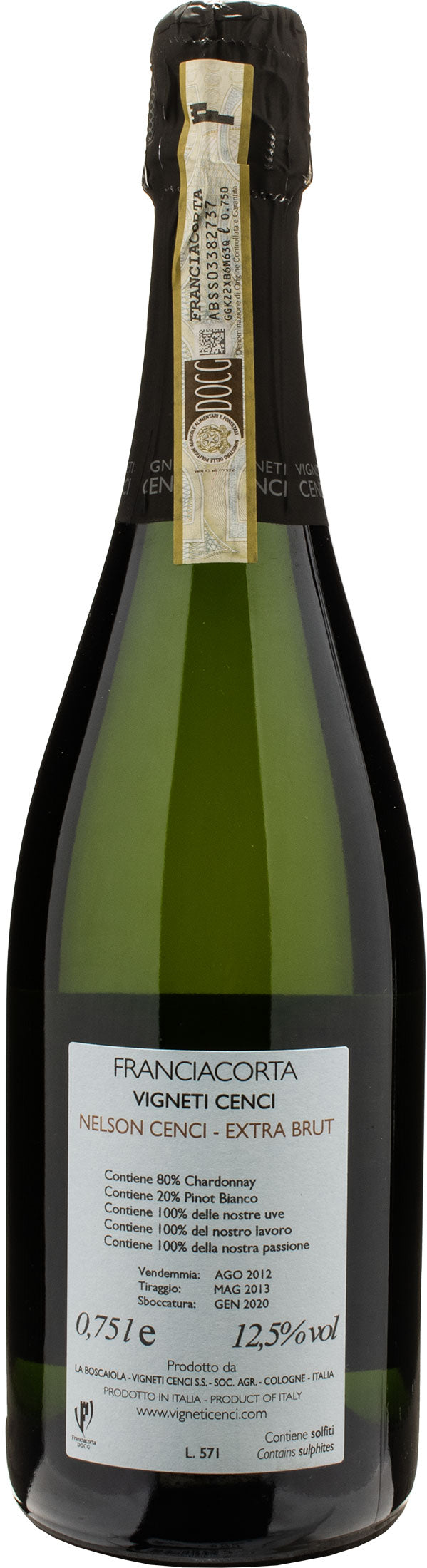 Vigneti Cenci Franciacorta Nelson Cenci Cuvée Extra Brut