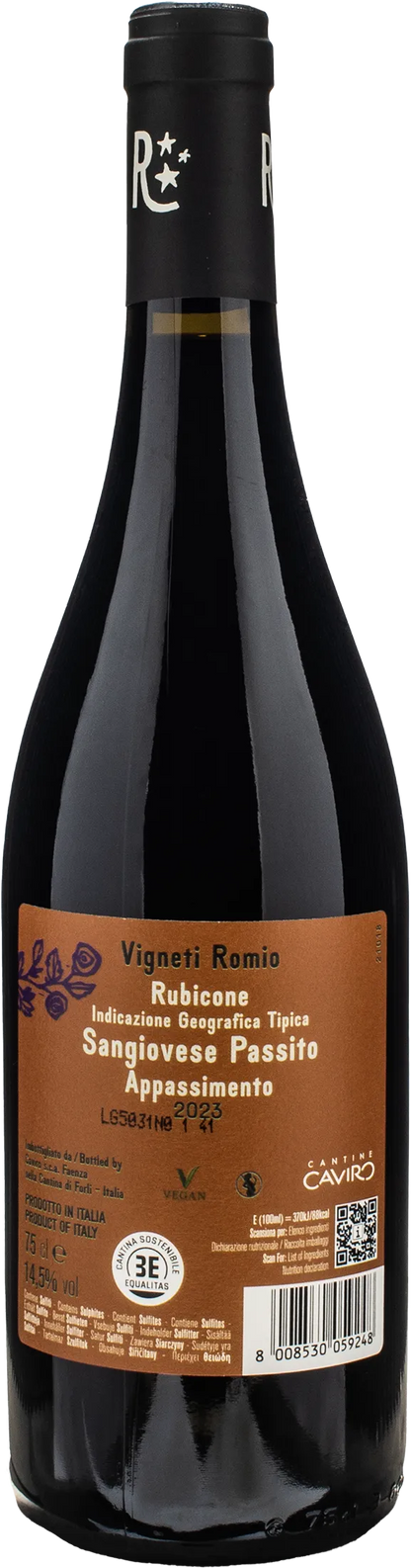 Vigneti Romio Sangiovese Appassimento 2023
