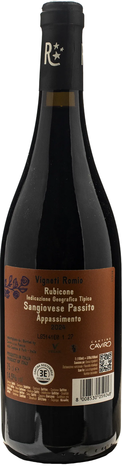 Vigneti Romio Sangiovese Passito Appassimento 2024