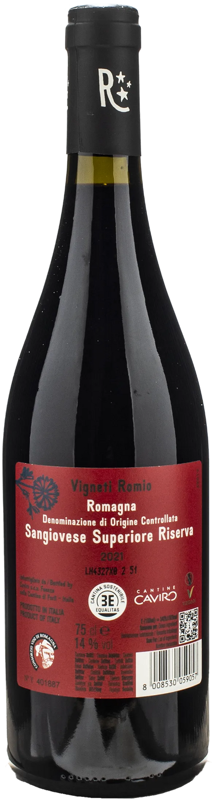 Vigneti Romio Sangiovese Superiore Riserva 2021