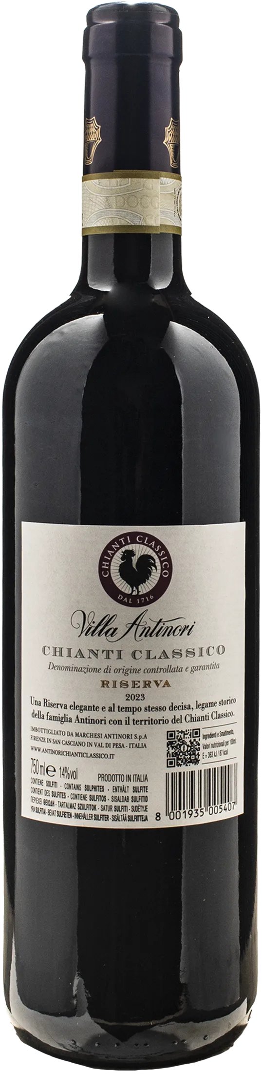 Villa Antinori Chianti Classico Riserva 2023 – Marchesi Antinori
