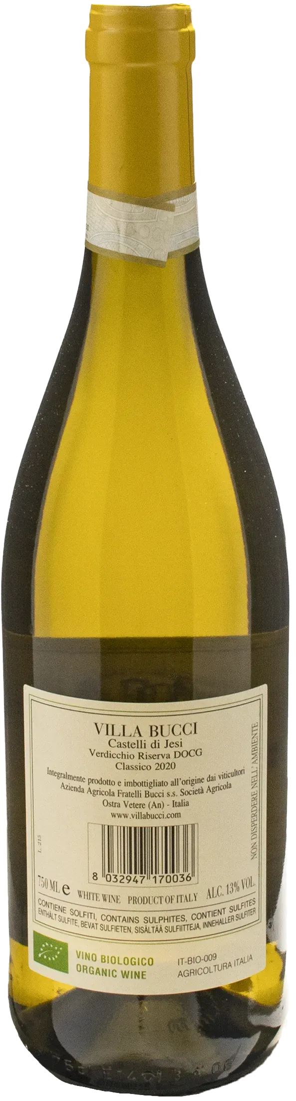 Villa Bucci Verdicchio dei Castelli di Jesi Classico Riserva 2020