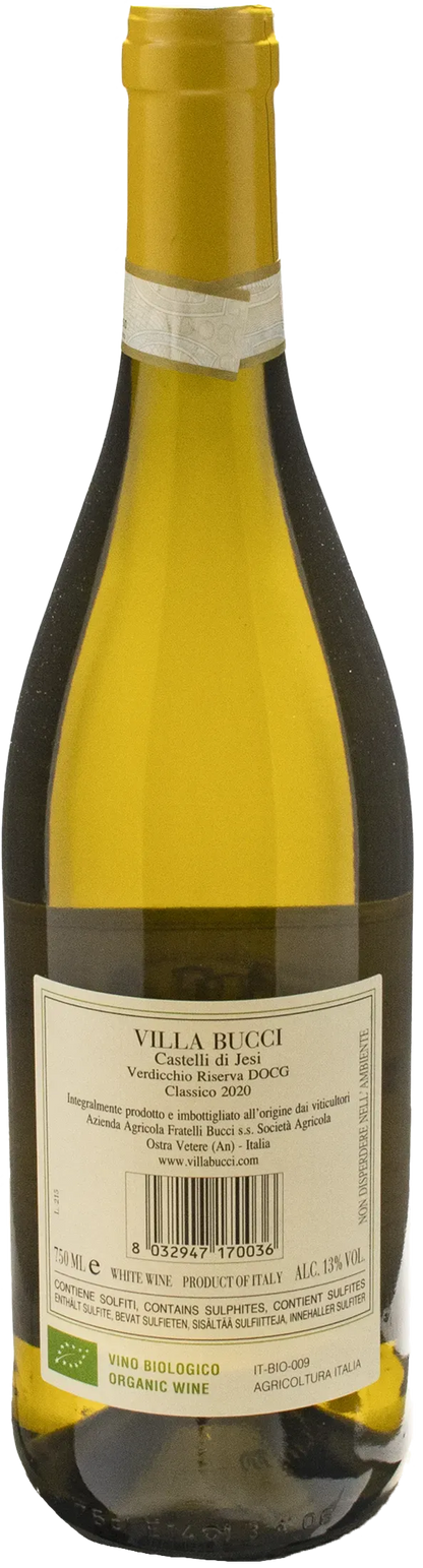 Villa Bucci Verdicchio dei Castelli di Jesi Classico Riserva 2020