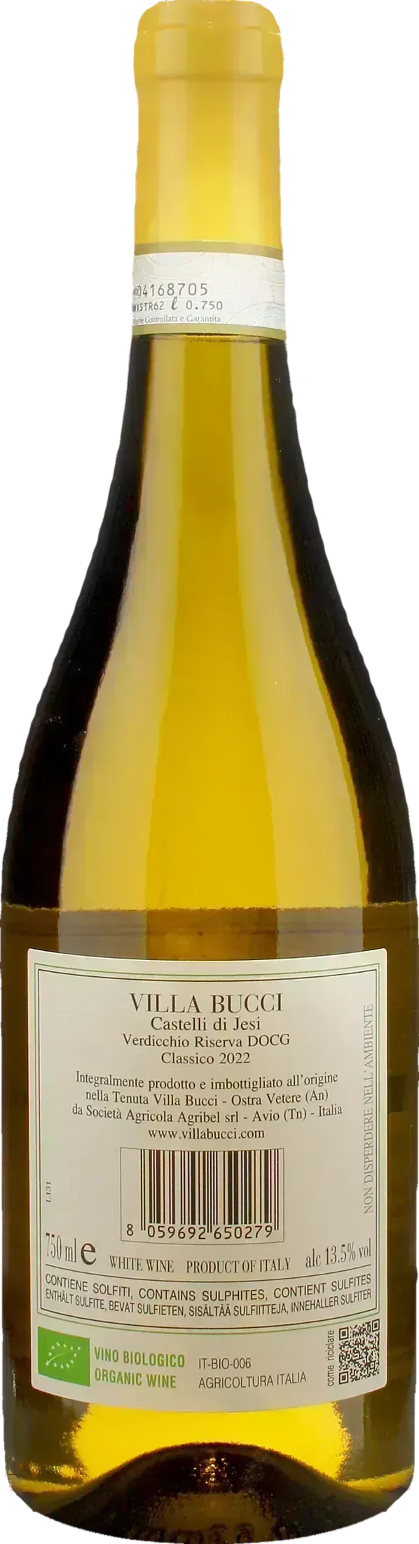 Villa Bucci Verdicchio dei Castelli di Jesi Classico Riserva 2022