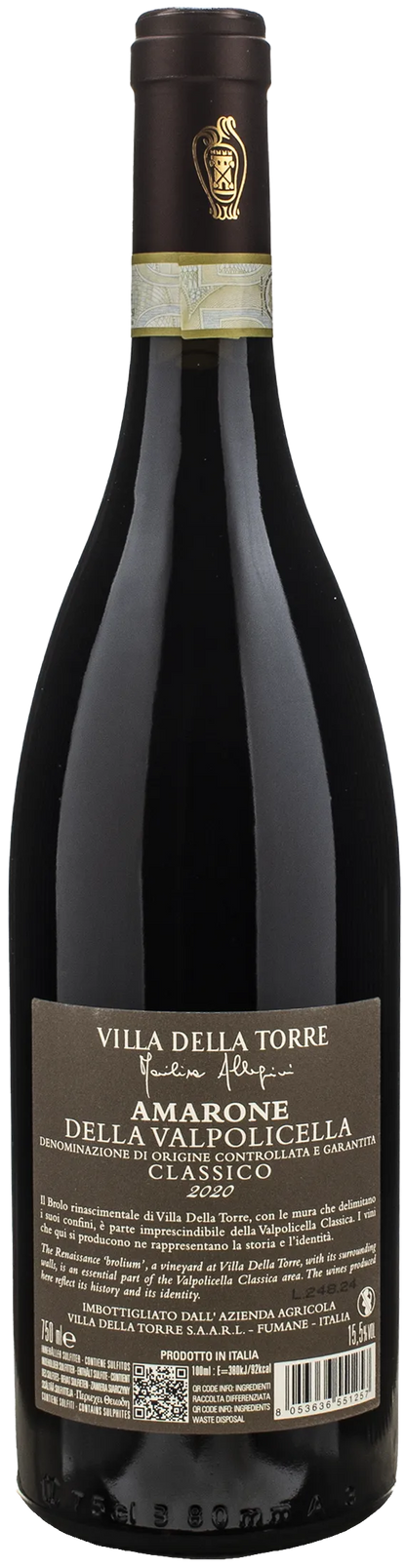 Villa della Torre Amarone della Valpolicella Classico 2020
