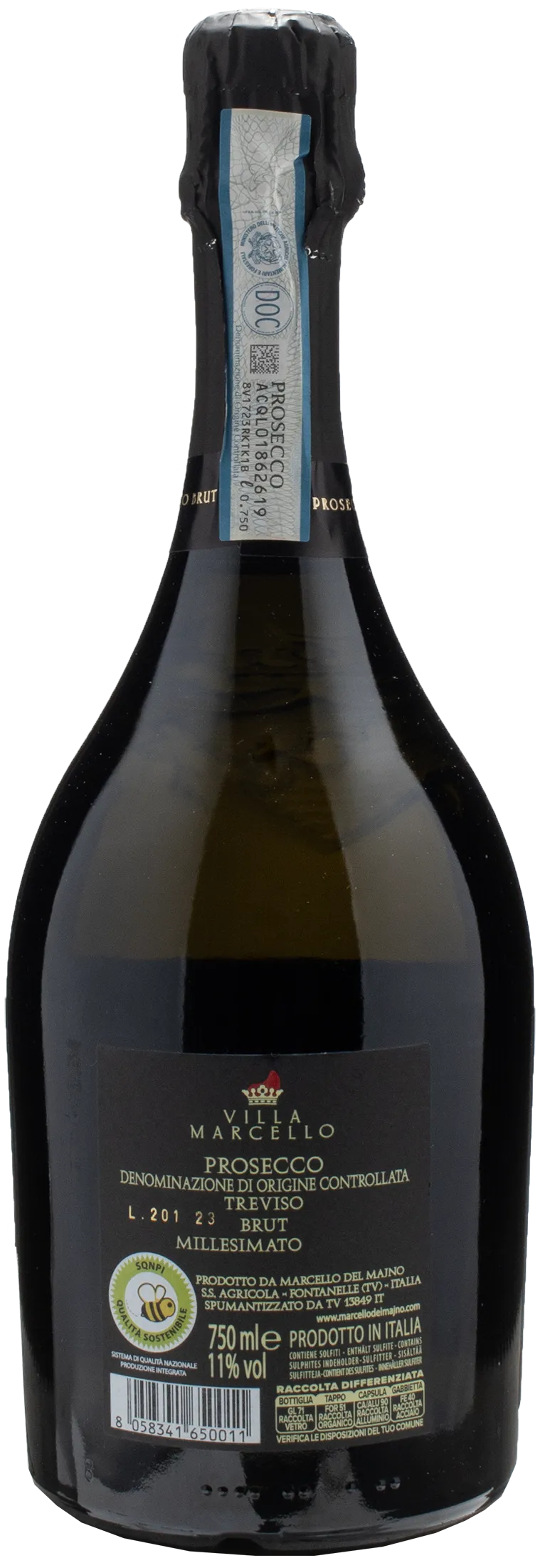 Villa Marcello Prosecco Brut Millesimato 2022