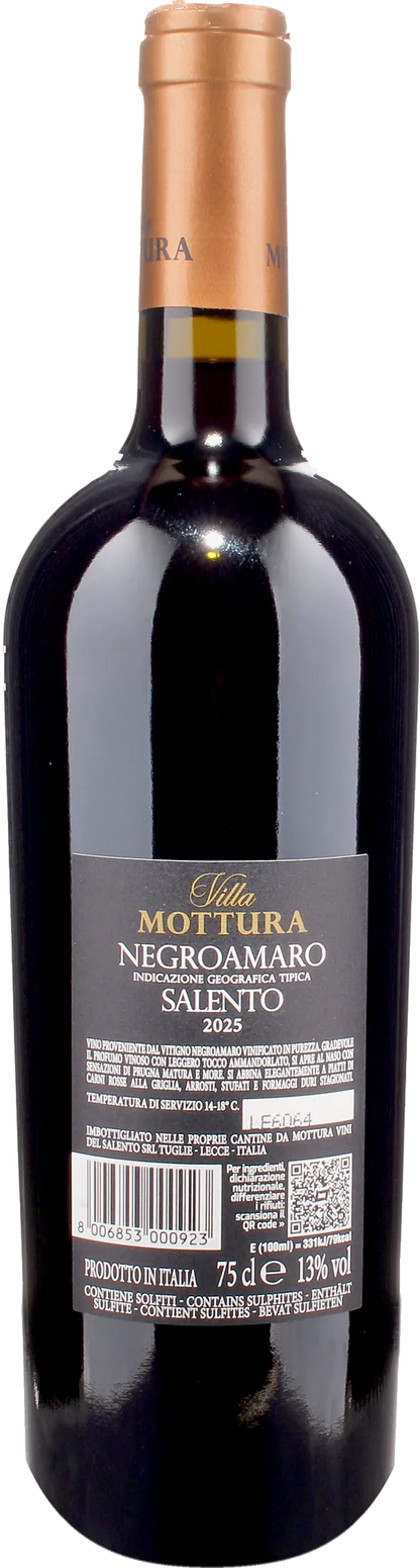 Villa Mottura Negroamaro Salento 2025
