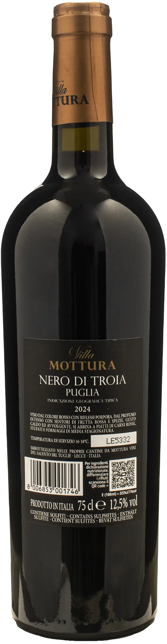 Villa Mottura Nero di Troia 2024
