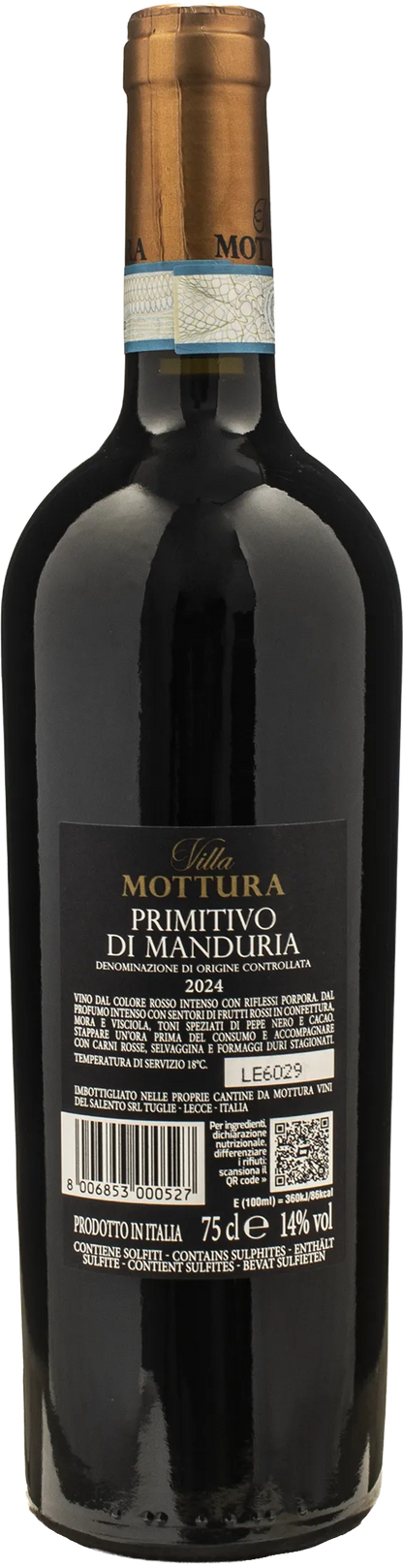 Villa Mottura Primitivo di Manduria 2024