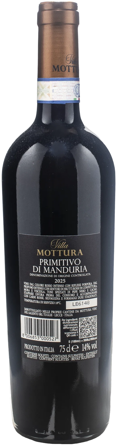 Villa Mottura Primitivo di Manduria 2025