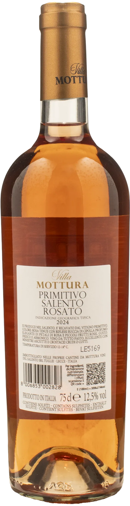 Villa Mottura Salento Primitivo Rosato 2024