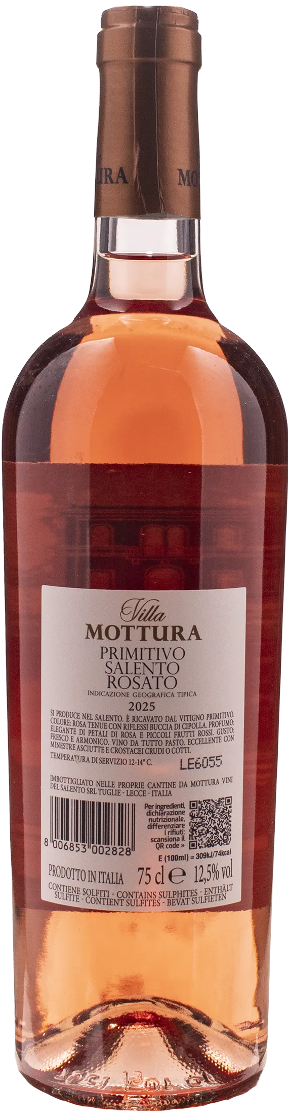 Villa Mottura Salento Primitivo Rosato 2025