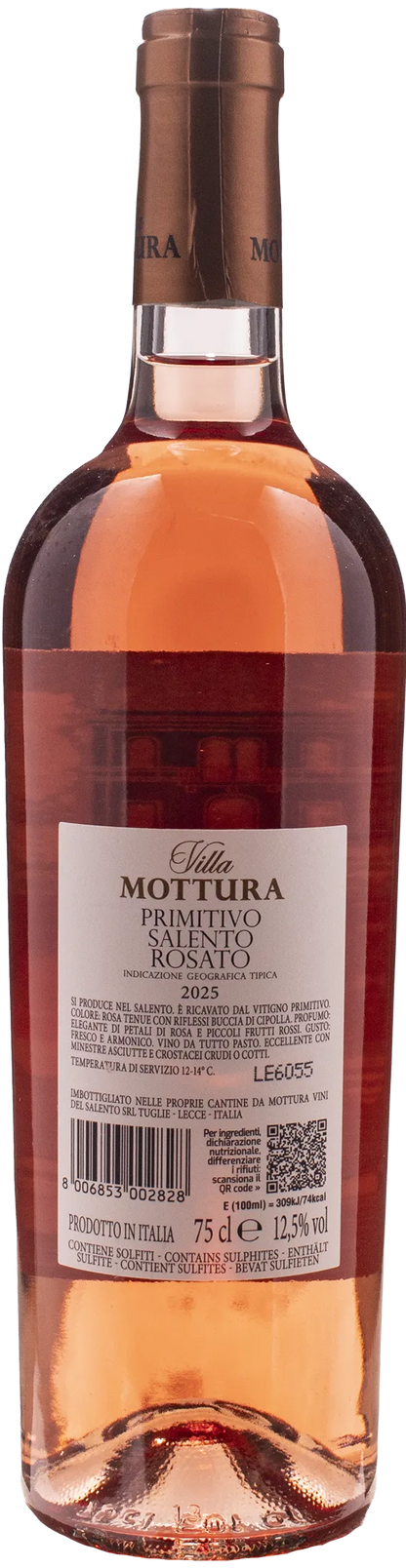 Villa Mottura Salento Primitivo Rosato 2025