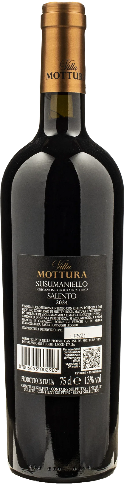 Villa Mottura Salento Susumaniello 2024