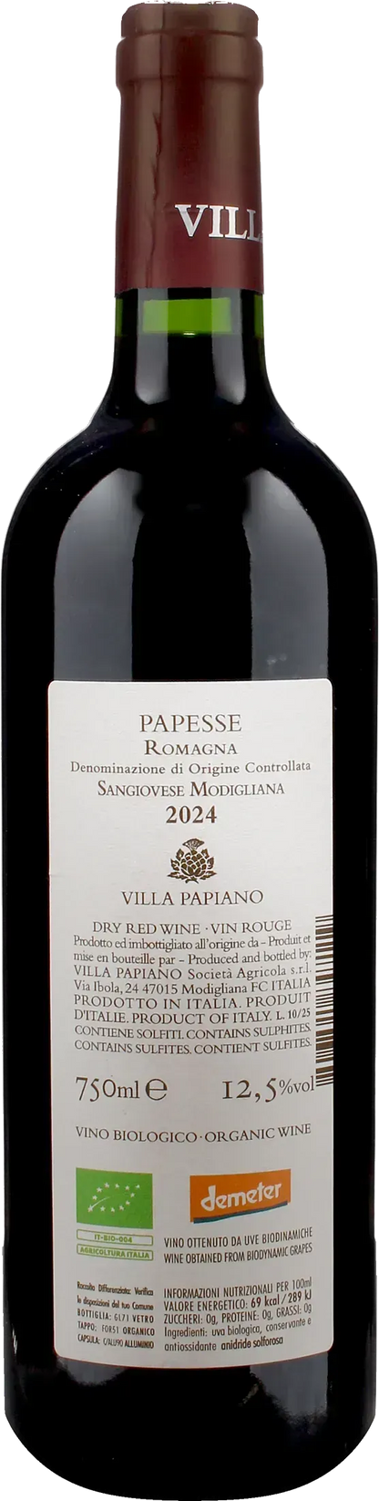 Villa Papiano Sangiovese Papesse 2024