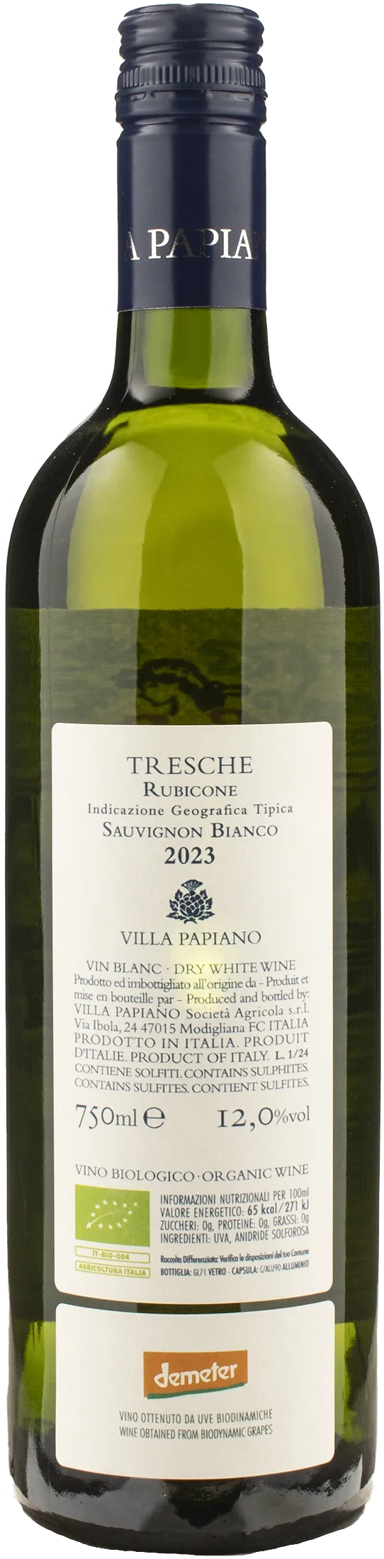 Villa Papiano Tresche Sauvignon Bianco 2023