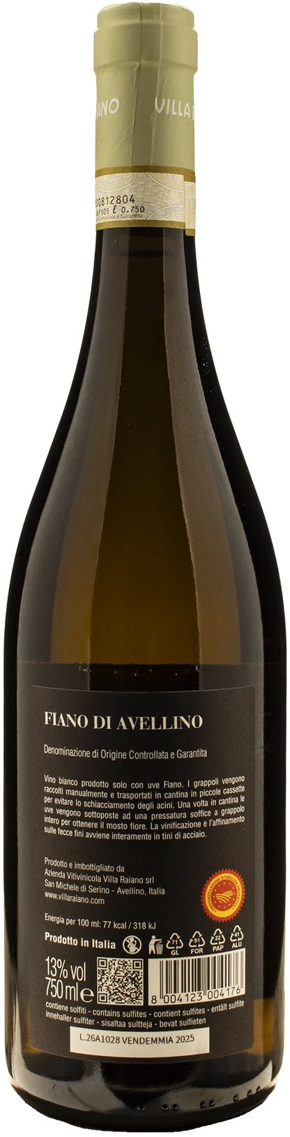 Villa Raiano Fiano di Avellino 2025