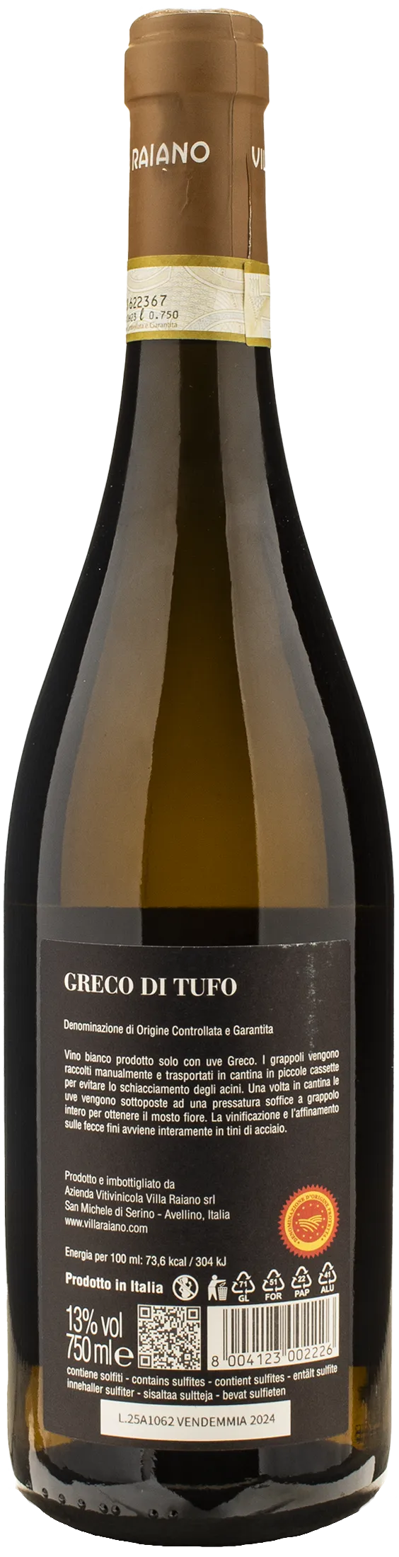 Villa Raiano Greco di Tufo 2024