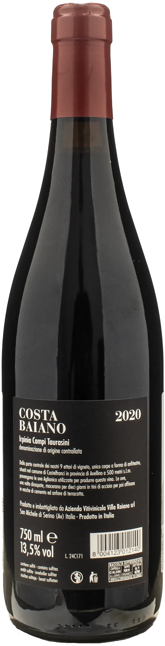 Villa Raiano Irpinia Campi Taurasini Costa Baiano 2020