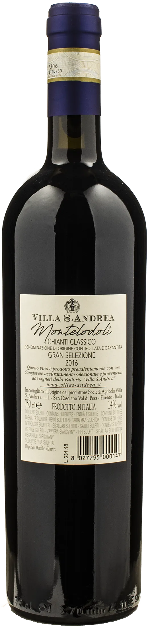 Villa S. Andrea Chianti Classico Gran Selezione Montelodoli 2016