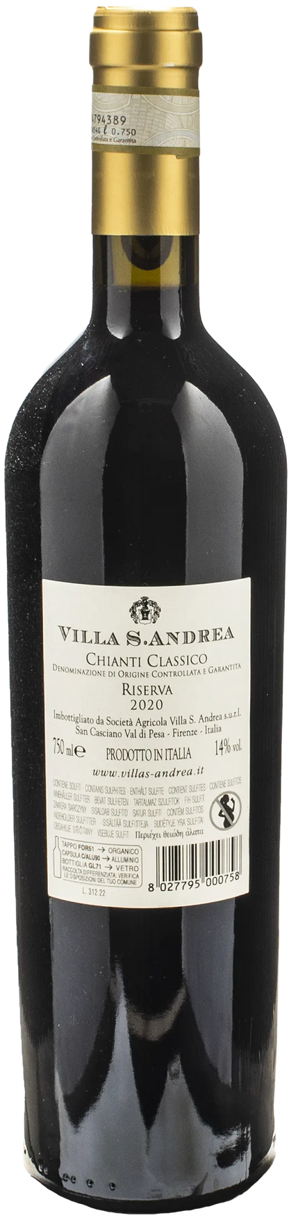 Villa S.Andrea Chianti Classico Riserva 2020
