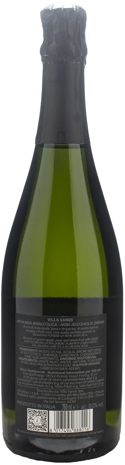 Villa Sandi Spumante BB Limited Edition Zero Alcol