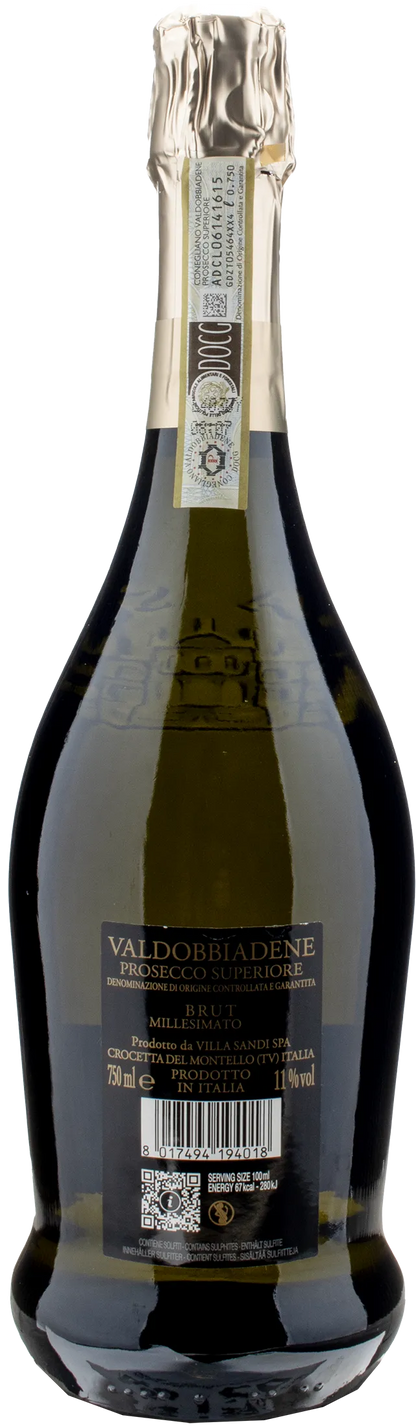 Villa Sandi Valdobbiadene Prosecco Superiore Millesimato Brut 2023