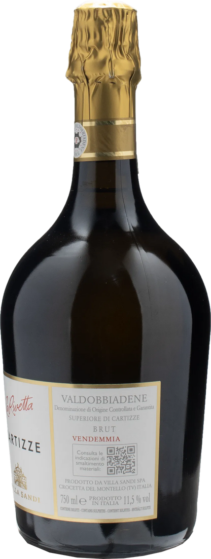 Villa Sandi Valdobbiadene Superiore di Cartizze Vigneto la Rivetta Brut 2023