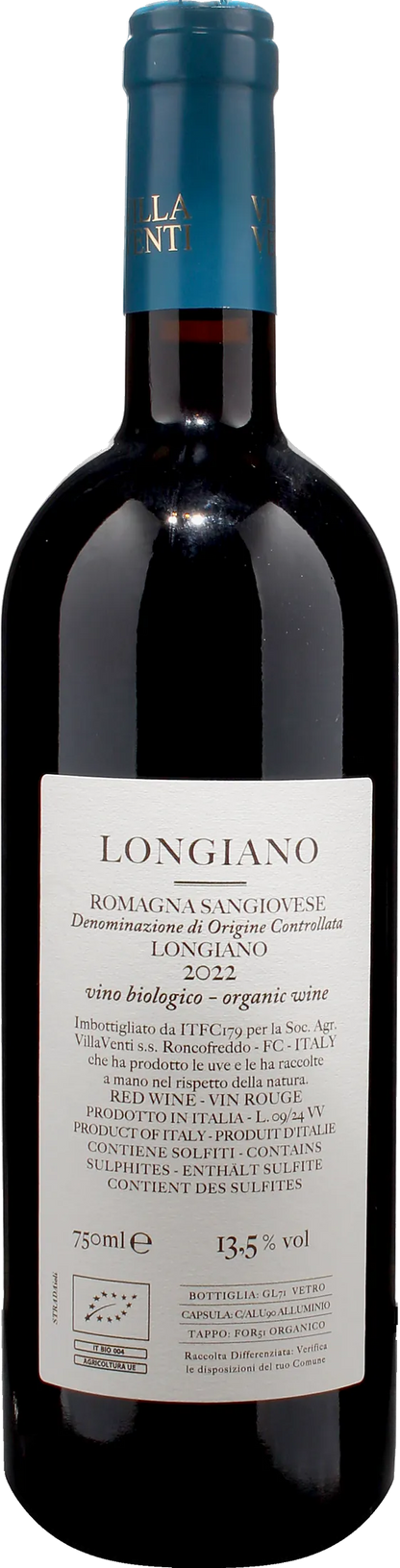 Villa Venti Sangiovese Longiano Particella 10 2022