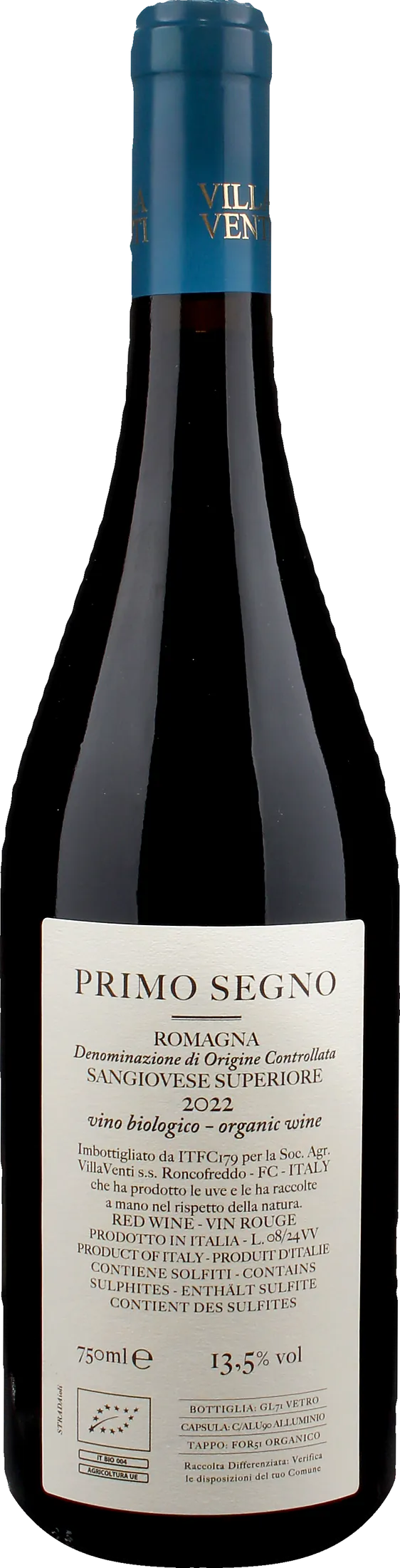 Villa Venti Sangiovese Superiore Primo Segno 2022