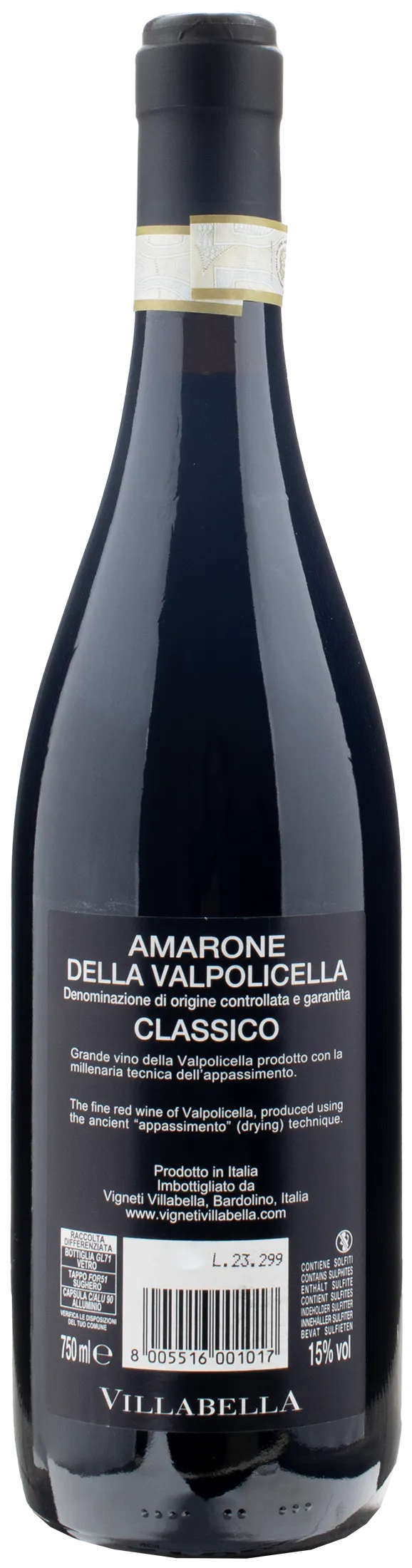 Villabella Amarone della Valpolicella Classico 2019