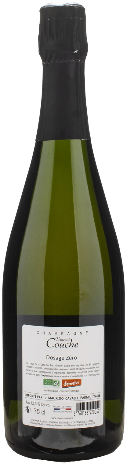 Vincent Couche Champagne Dosage Zero Bio