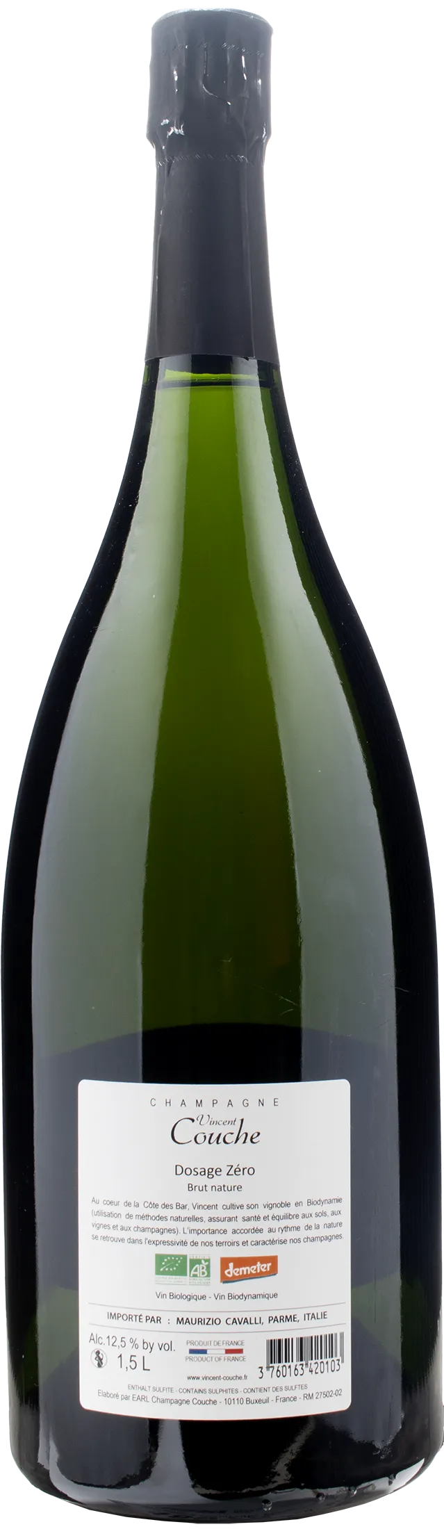 Vincent Couche Champagne Dosage Zero Nature Magnum